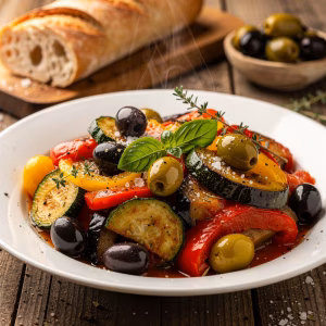 Ratatouille mit Oliven